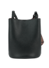 Lorne Bucket Bag, &pound;395, Handbags, Black, Leather, Back view